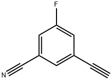 3-CYANO-5-FLUOROPHENYLACETYLENE Struktur