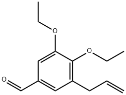 3-ALLYL-4,5-DIETHOXY-BENZALDEHYDE Struktur