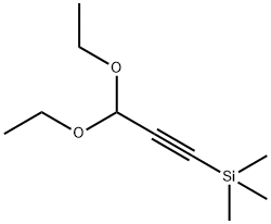 3-TRIMETHYLSILYLPROPARGYL ALDEHYDE DIETHYL ACETAL Struktur