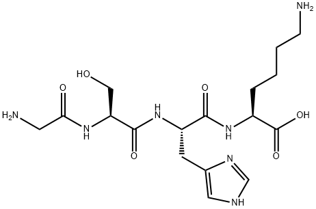 glycyl-seryl-histidyl-lysine Struktur