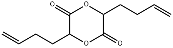 1,4-Dioxane-2,5-dione,  3,6-di-3-butenyl-  (9CI) Struktur