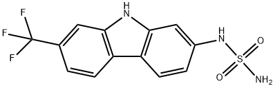 Sulfamide, [7-(trifluoromethyl)-9H-carbazol-2-yl]- (9CI) Struktur