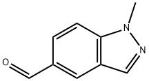 1-Methyl-1H-indazole-5-carbaldehyde Struktur