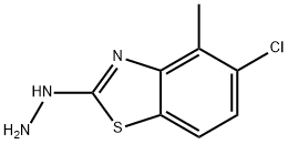 5-CHLORO-4-METHYL-2(3H)-BENZOTHIAZOLONEHYDRAZONE Struktur