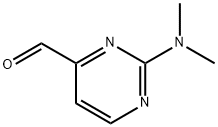 2-(Dimethylamino)pyrimidine-4-carboxaldehyde Struktur