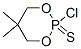 2-Chloro-5,5-dimethyl-1,3,2-dioxaphosphorinane 2-sulfide Struktur