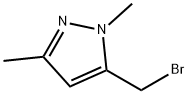 5-Bromomethyl-1,3-dimethyl-1H-pyrazole Struktur