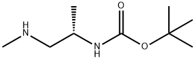 (S)-tert-butyl 1-(methylamino)propan-2-ylcarbamate Struktur