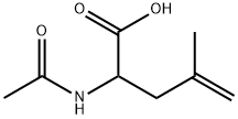 N-ACETYL-4,5-DEHYDRO-DL-LEUCINE Structure