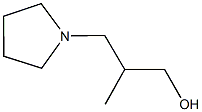 2-METHYL-3-PYRROLIDIN-1-YL-PROPAN-1-OL
 Struktur