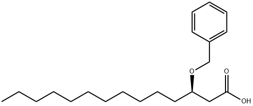 R-(3)-BENZYLOXYMYRISTIC ACID Struktur