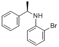 Benzenemethanamine, N-(2-bromophenyl)-a-methyl-, (aR)- Struktur