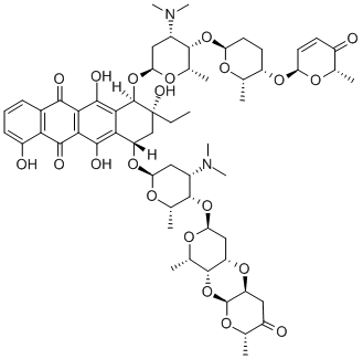 ditrisarubicin C Struktur