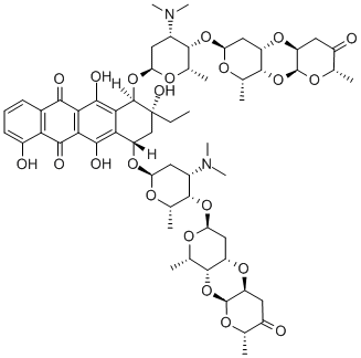 ditrisarubicin B Struktur