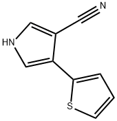 4-(2-THIENYL)-1H-PYRROLE-3-CARBONITRILE Struktur