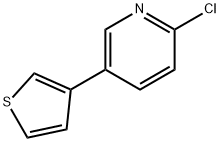 2-chloro-5-(3-thienyl)pyridine Struktur