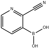 2-CYANOPYRIDIN-3-YLBORONIC ACID Struktur