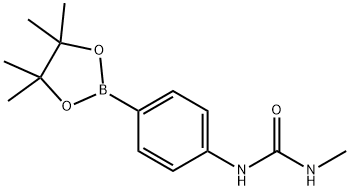 4-[(METHYLCARBAMOYL)AMINO]BENZENEBORONIC ACID, PINACOL ESTER 95%4-(3-METHYLUREIDO)BENZENEBORONIC ACID, PINACOL ESTER Structure