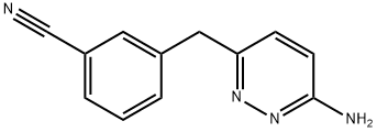 Benzonitrile, 3-[(6-amino-3-pyridazinyl)methyl]-