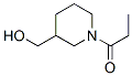 1-Propanone,  1-[3-(hydroxymethyl)-1-piperidinyl]- Struktur