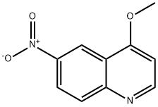 4-METHOXY-6-NITROQUINOLINE Struktur