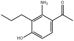 1-(2-AMINO-4-HYDROXY-3-PROPYLPHENYL)ETHAN-1-ONE Struktur