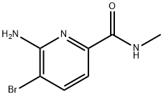 6-amino-5-bromo-N-methylpicolinamide Struktur