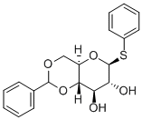 PHENYL 4,6-O-BENZYLIDENE-1-THIO-BETA-D-GLUCOPYRANOSIDE Struktur