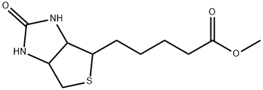 5-(2-Oxo-hexahydro-thieno[3,4-d]iMidazol-6-yl)-pentanoic acid Methyl ester Struktur