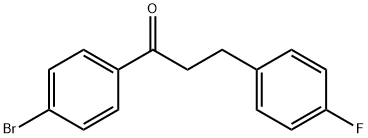 4'-BROMO-3-(4-FLUOROPHENYL)PROPIOPHENONE Struktur