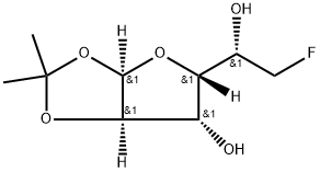 6-Deoxy-6-fluoro-1,2-O-isopropylidene-α-D-glucofuranose Struktur