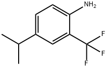 2-AMINO-5-ISOPROPYLBENZOTRIFLUORIDE Struktur