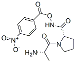 N-alanylproline-O-(4-nitrobenzoyl)hydroxylamine Struktur