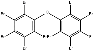 4'-FLUORO-2,2',3,3',4,5,5',6,6'-NONABROMODIPHENYL ETHER Struktur