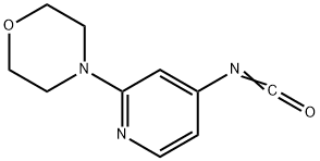 4-(4-ISOCYANATOPYRID-2-YL)MORPHOLINE Struktur