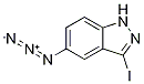 1H-Indazole, 5-azido-3-iodo- Struktur