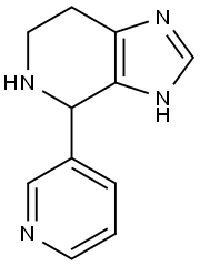 4-PYRIDIN-3-YL-4,5,6,7-TETRAHYDRO-3H-IMIDAZO[4,5-C]PYRIDINE Struktur