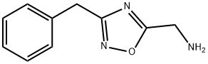 C-(3-Benzyl-[1,2,4]oxadiazol-5-yl)-methylaminehydrochloride Struktur