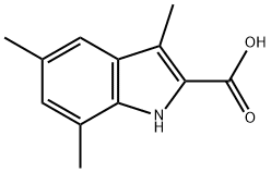 3,5,7-TRIMETHYL-1H-INDOLE-2-CARBOXYLIC ACID Struktur