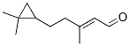 5-(2,2-DIMETHYLCYCLOPROPYL)-3-METHYL-2-PENTENAL Struktur