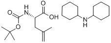 BOC-4,5-DEHYDRO-LEU-OH DCHA Struktur