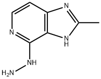 3H-Imidazo[4,5-c]pyridine,  4-hydrazinyl-2-methyl- Struktur