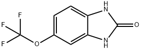 5-TRIFLUOROMETHOXY-1,3-DIHYDRO-BENZIMIDAZOL-2-ONE Struktur