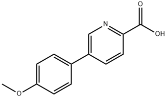 5-(2-Trifluoromethoxyphenyl)-picolinic acid Struktur