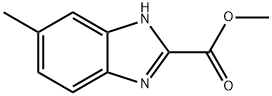 6-Methyl-1H-benzoimidazole-2-carboxylic acid methyl ester Struktur