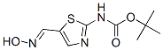 Carbamic  acid,  [5-[(E)-(hydroxyimino)methyl]-2-thiazolyl]-,  1,1-dimethylethyl  ester  (9CI) Struktur