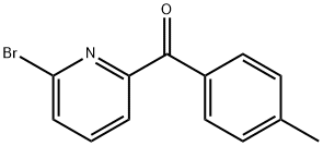 6-BROMO-2-PYRIDYL P-TOLYL KETONE Struktur