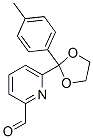 6-[2-(p-tolyl)-1,3-dioxolan-2-yl]pyridine-2-carbaldehyde Struktur