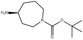 (S)-tert-butyl 4-aMinoazepane-1-carboxylate Struktur