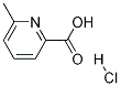 2-Pyridinecarboxylic acid, 6-Methyl-, hydrochloride Struktur